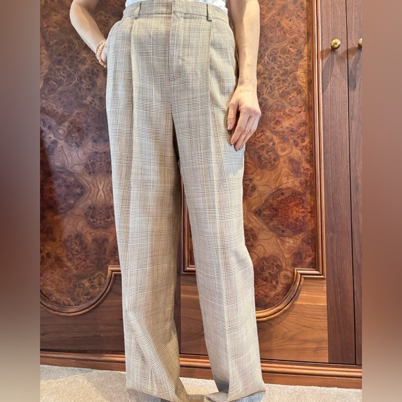 CELINE: DOUBLE-PLEATED KITTY PANTS SIZE: 38 - Picture 1 of 5